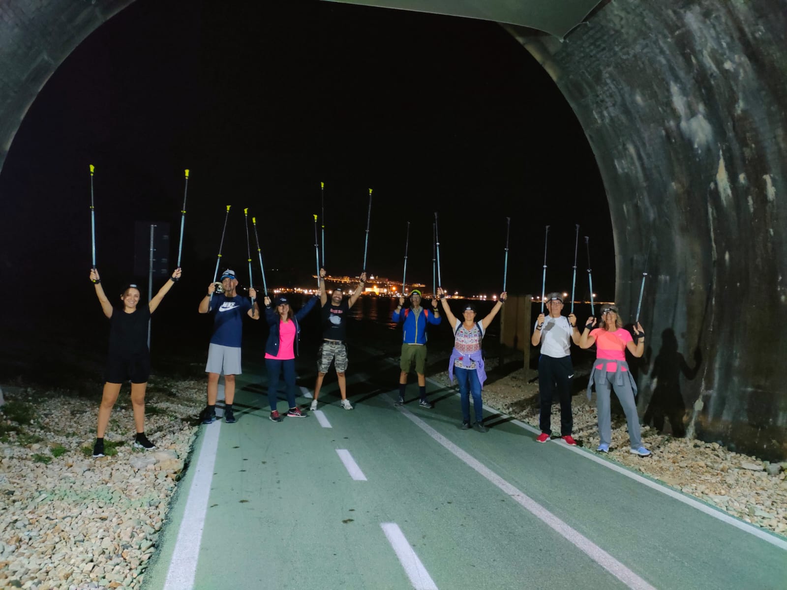 Nordic Walking al chiaro di Luna Piena con visita al Trabocco Turchino